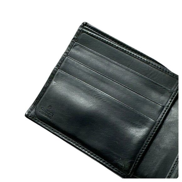 Gucci Nylon Leather Bifold Wallet - Picture 6 of 7